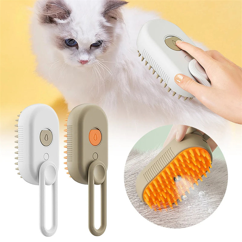 SteamGlow 3 in 1 Pet Brush