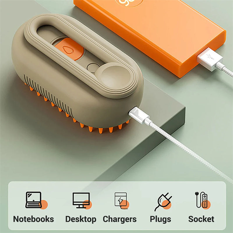 SteamGlow 3 in 1 Pet Brush