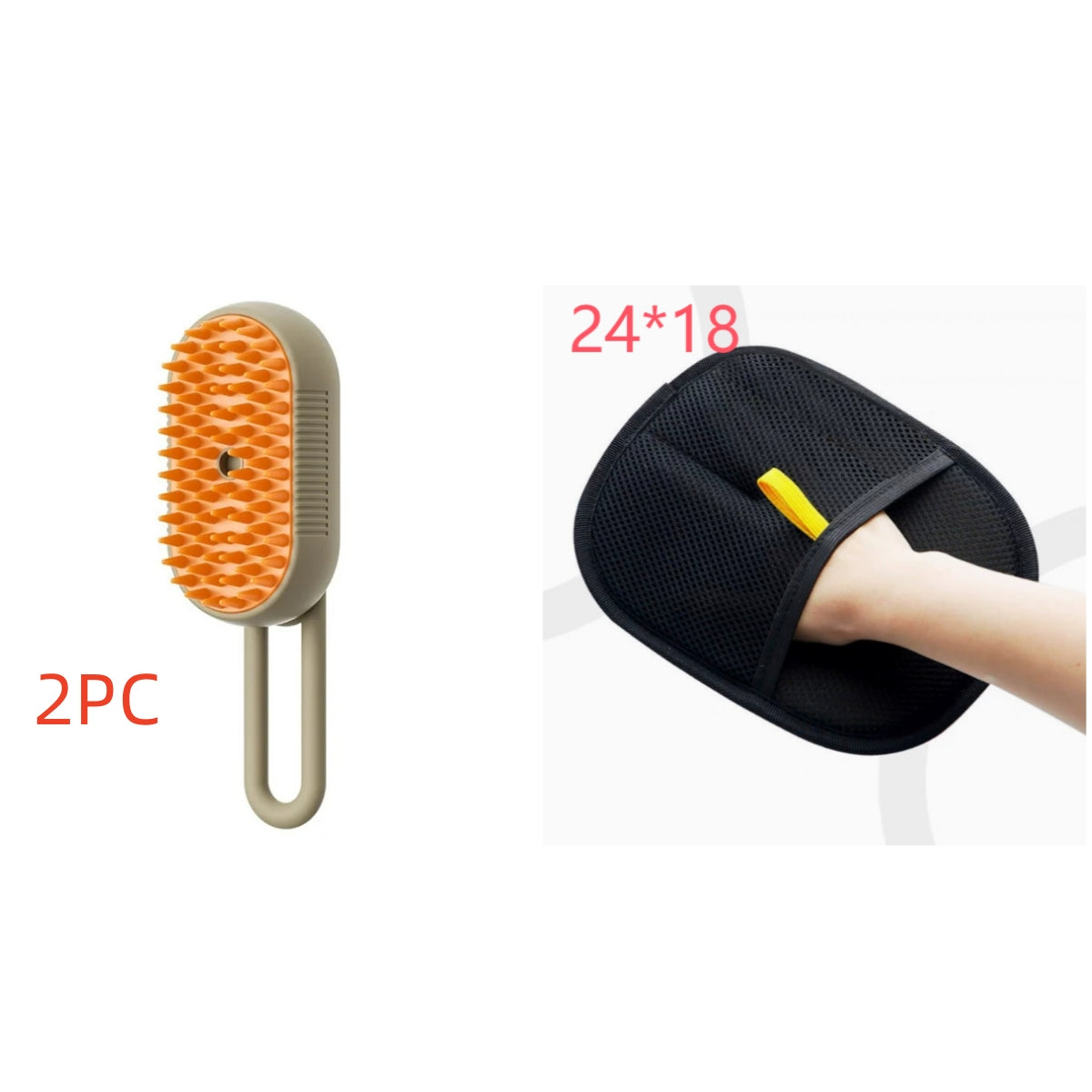 SteamGlow 3 in 1 Pet Brush